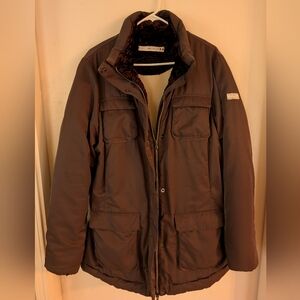 Animo Womens Olive Green Puffer Coat 44/ US Large